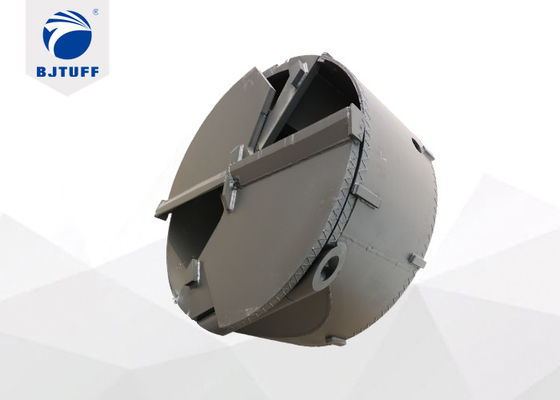 Double Opening Soil Cleaning Drilling Bucket 3000mm For Cleaning Silt