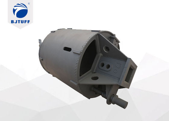 Double Cutter Double Bottom Straight Clay Drilling Bucket For  Drill Rig Machine