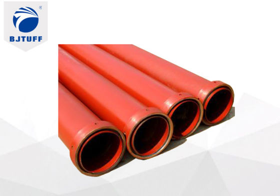 219mm To 300mm ST52 Tremie Pipe For Bored Pile , Customized Drilling Rig Accessories