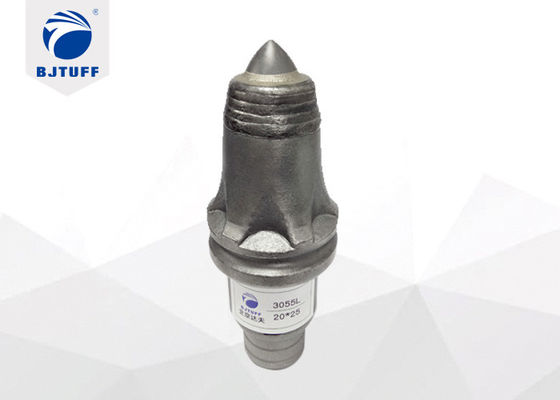 Boring Spare Parts Extended Round Shank Chisel With Wear Resistant Body