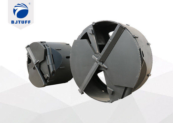 BJTUFF 600mm Silt Drilling Cleaning Bucket For Bore Pile Machinery