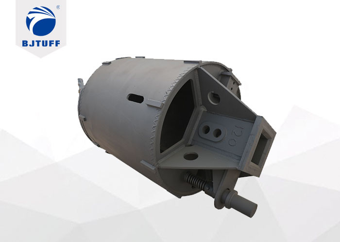 Double Cutter Double Bottom Straight Clay Drilling Bucket For  Drill Rig Machine