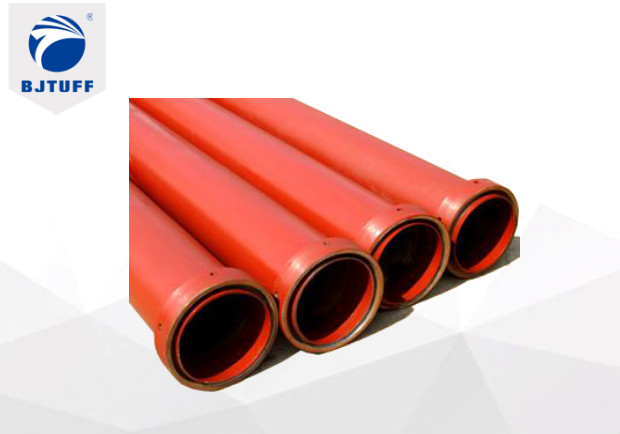 219mm To 300mm ST52 Tremie Pipe For Bored Pile , Customized Drilling Rig Accessories